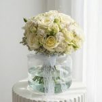 دسته گل عروس آنیدا کد 3024 - بلورا